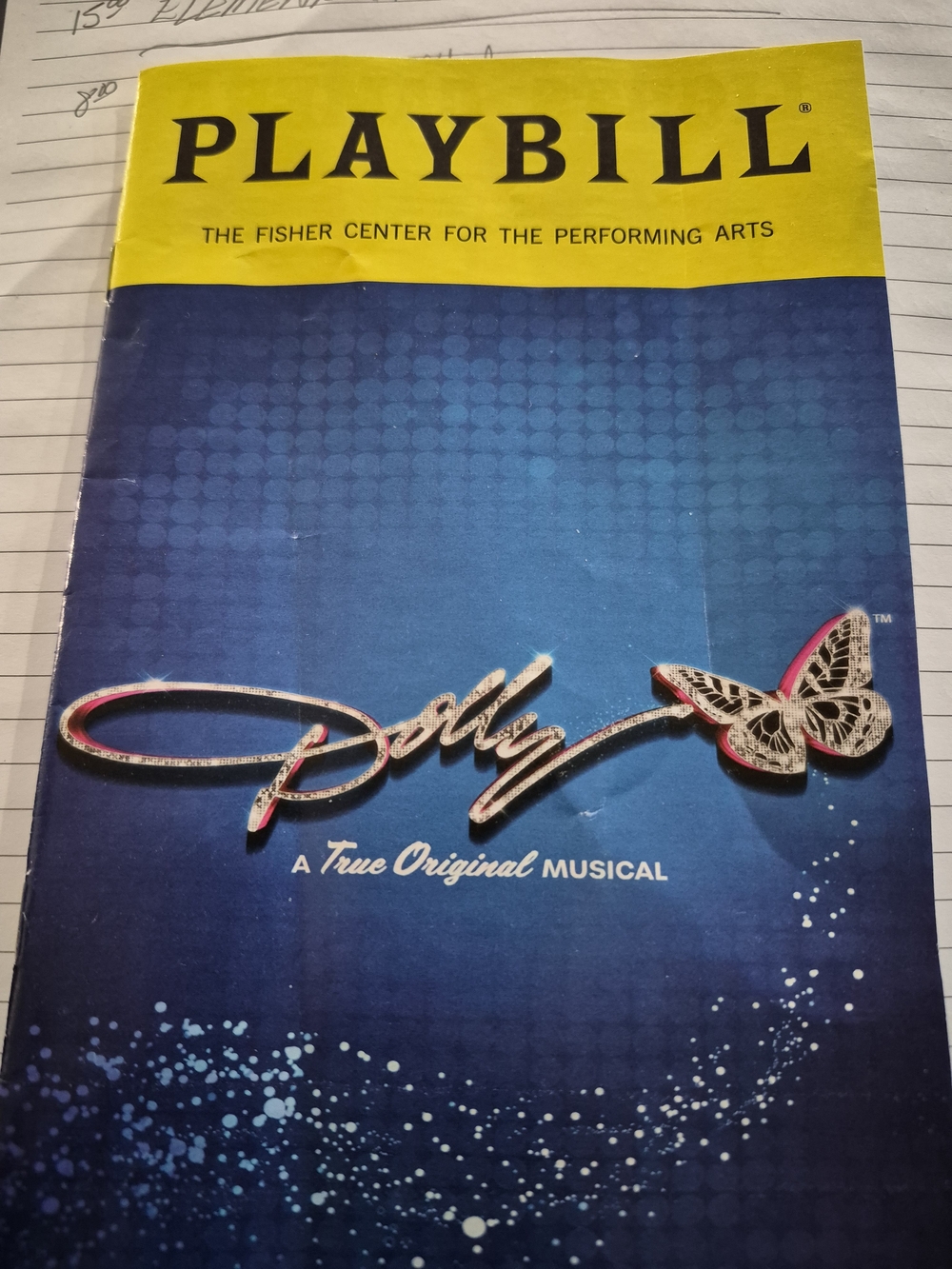 Dolly, A True Original Musical.    Playbill